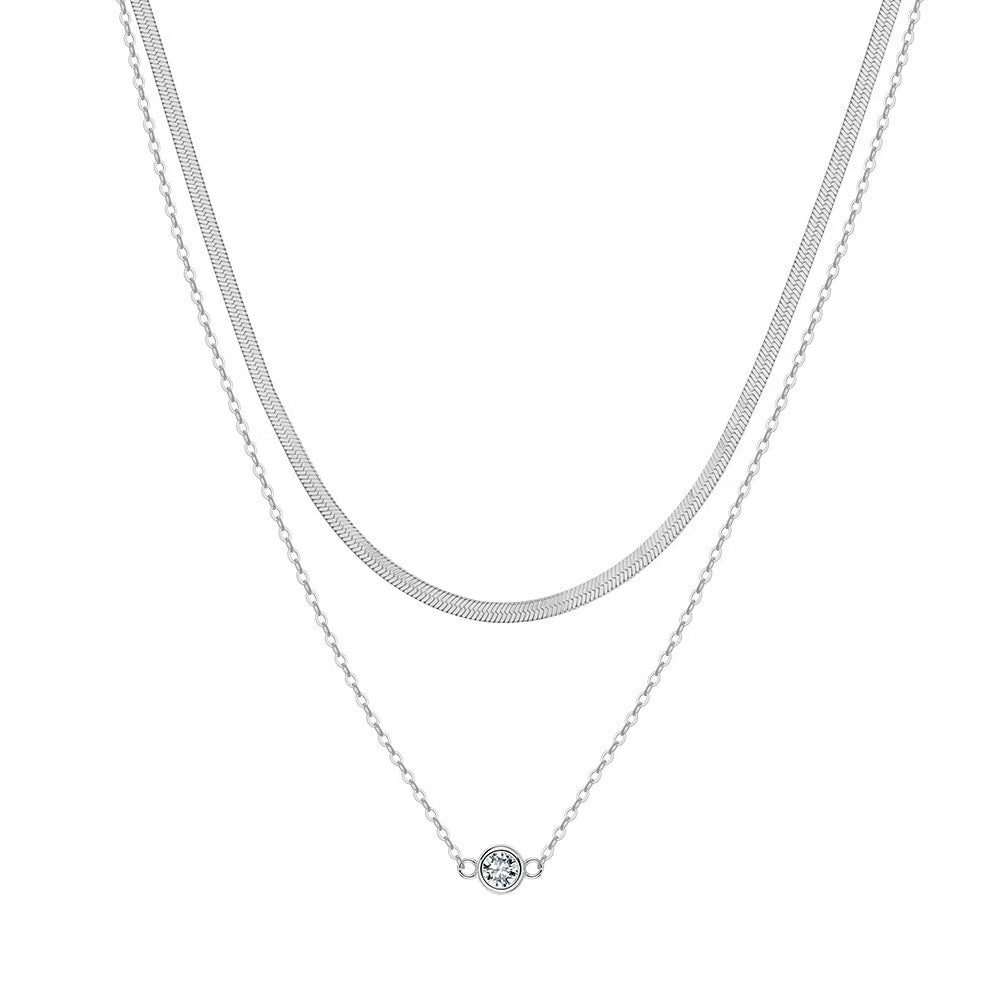 Serpentine Layered Necklace