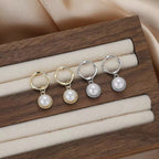 Elegant Luxe Pearl Drop Earrings - Starlight Jewelry