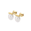 Pearl Balance Stud Earrings