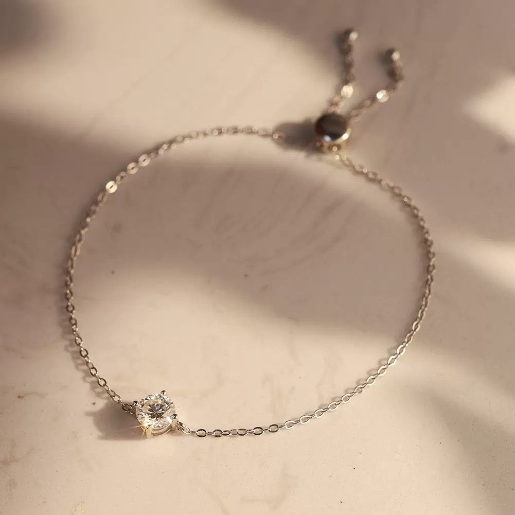 Solitaire Slider Bracelet