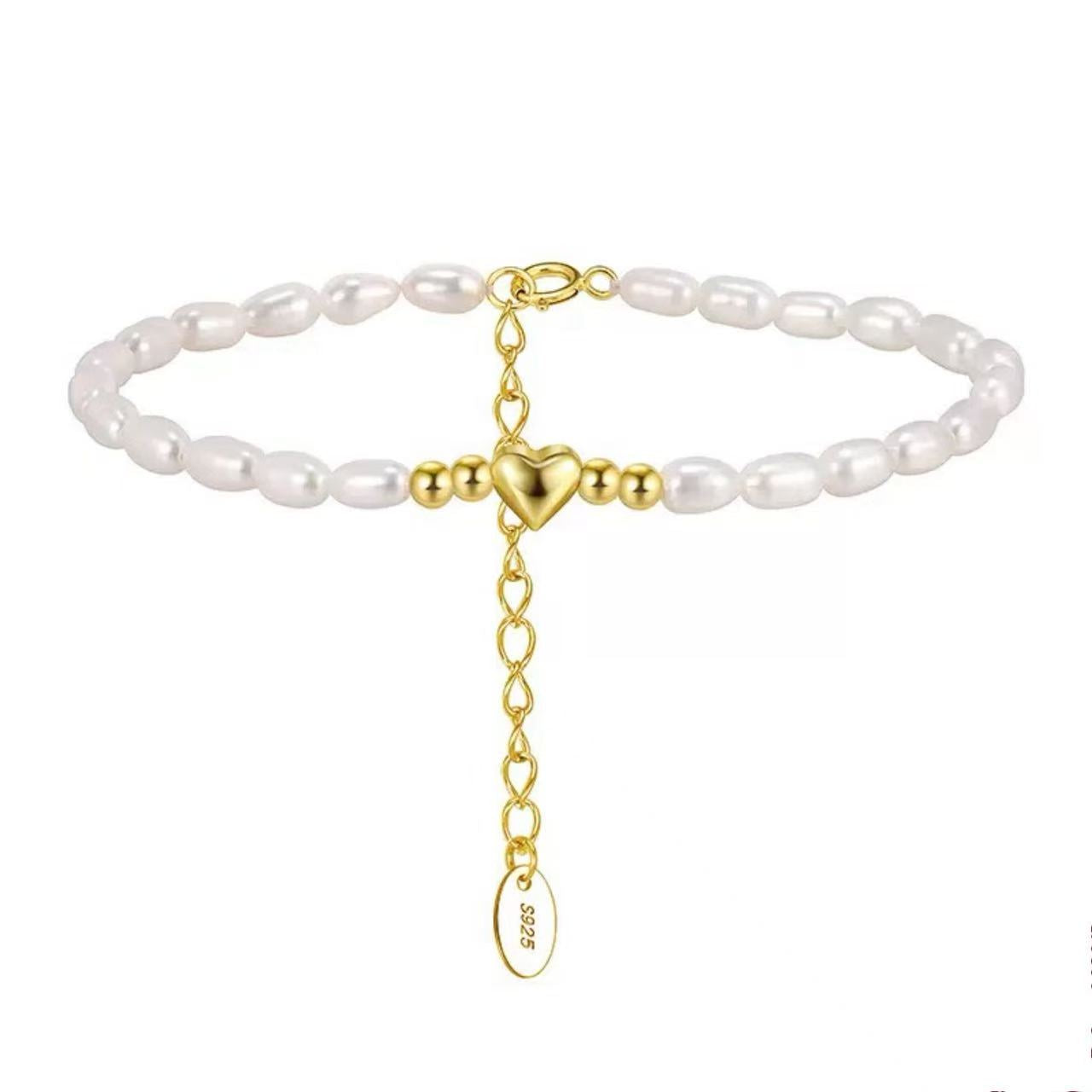 Little Heart Pearl Bracelet