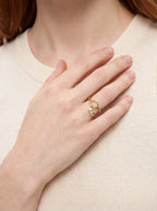 Seaside Starfish Charm Ring Multi-Stone Rings