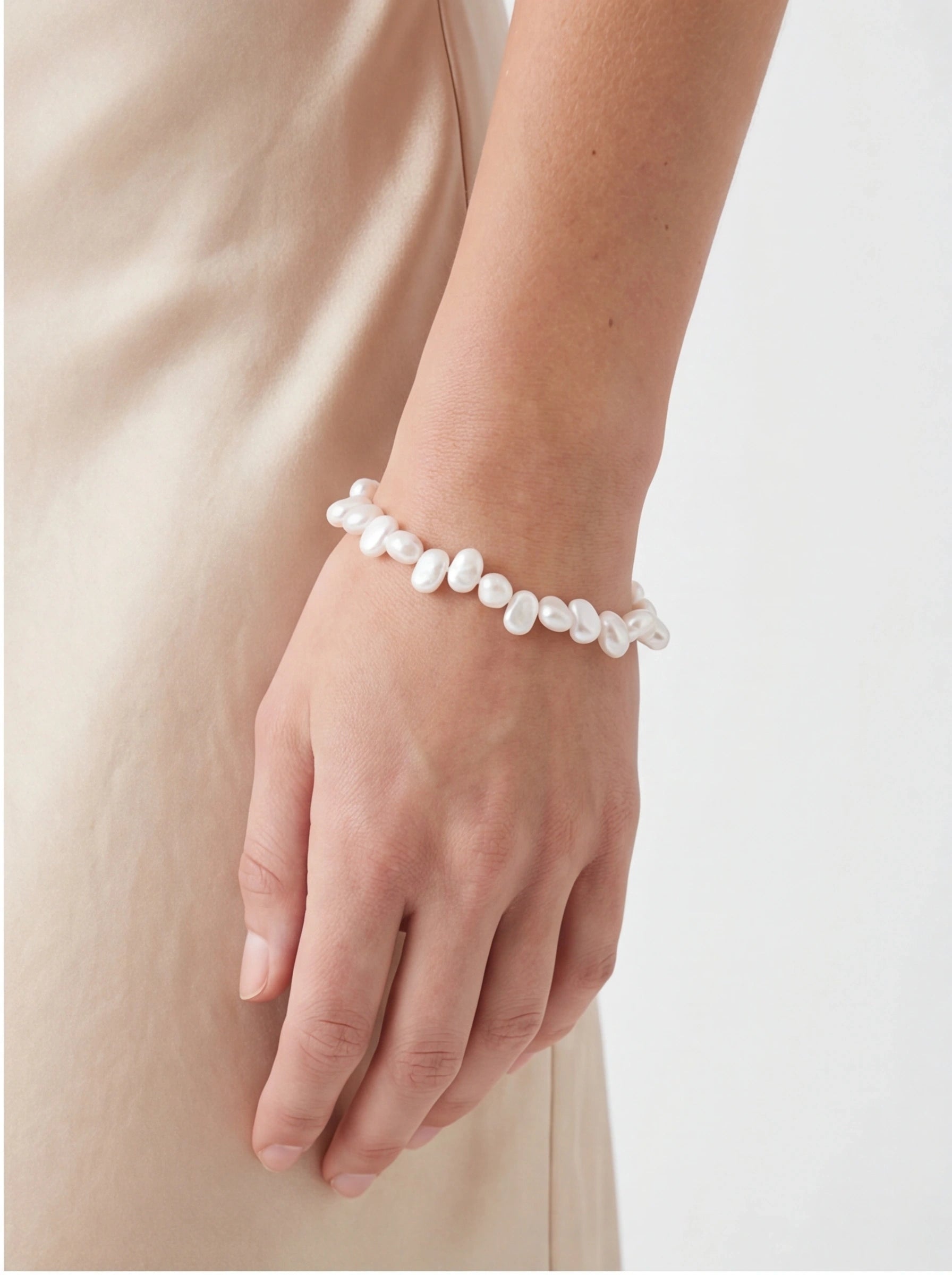 Full Grace – Freshwater Pearl Vermeil Bracelet