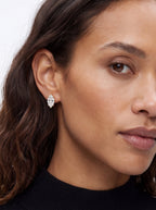 Marquise Cut Moissanite Stud Earrings
