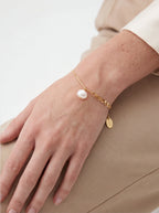 Dainty Pearl Drop Bracelet Chain & Link Bracelets