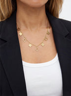 Open Clover Chain Necklace Charm Necklaces
