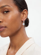 Round Spark Drop Earrings Dangle & Drop Earrings