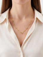 Orbit Bead Chain Necklace Beaded Necklaces